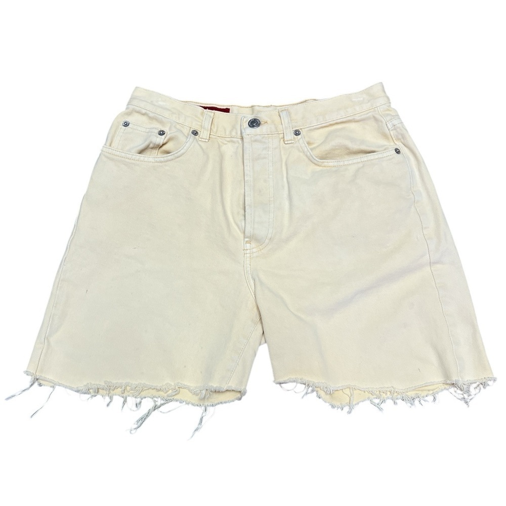 Butter yellow banana republic vintage denim shorts